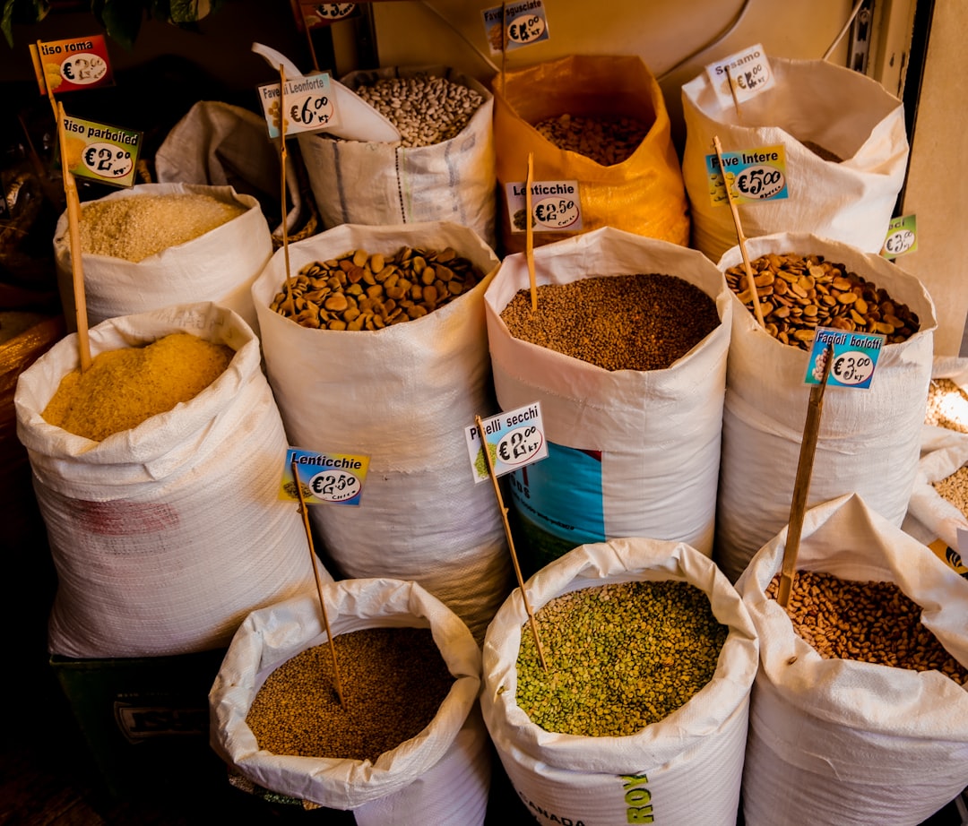 Assorted grains and agricultural commodities