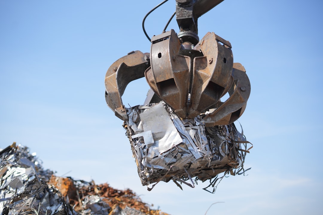 Processed recyclable metal scrap