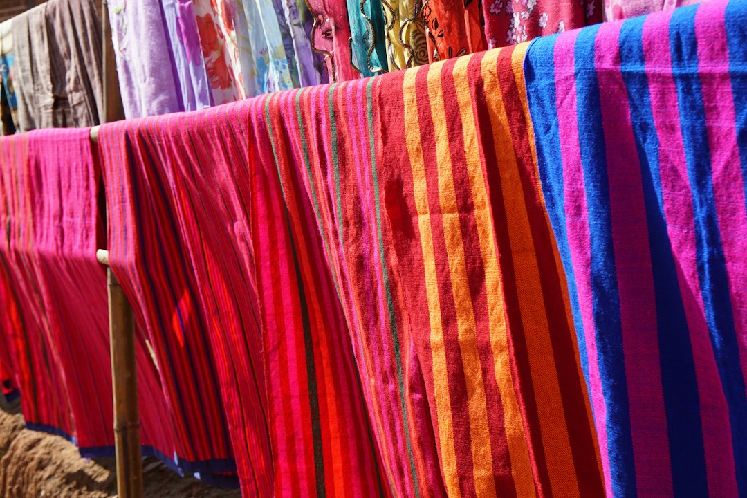 Colorful textile fabrics